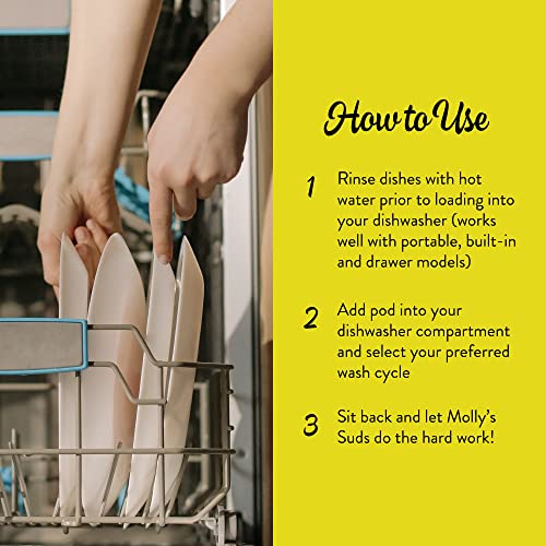 Molly's Suds Household Cleaner Bundle - Non-Toxic, Plant-Based, Peppermint Scent - 3 Items