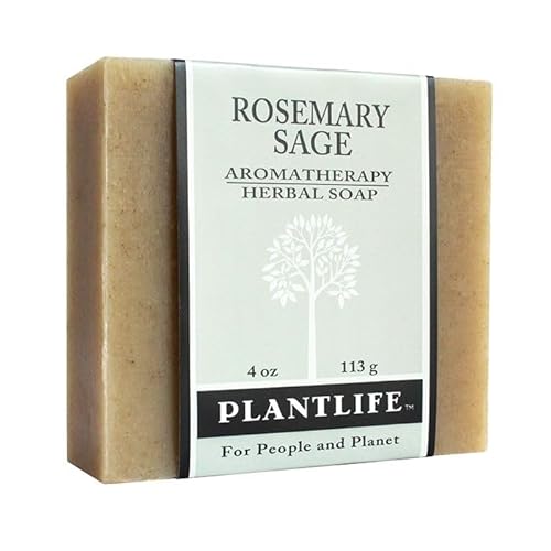 Plantlife Rosemary Sage Bar Soap - Moisturizing, Handcrafted with Plant-Based Ingredients - 4oz