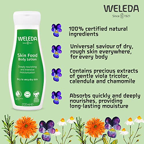 Weleda Skin Food Body Lotion - Nourishing, Parabens Free, Hydrating Formula - 6.8oz