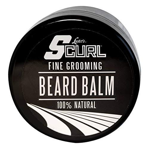 Luster's SCurl Beard Balm - Nourishing Softness, Dryness Prevention, Conditioning - 4oz