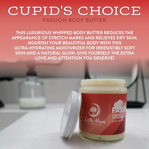 Little Moon Essentials Body Butter - Ultra-Hydrating Cocoa & Shea, Vegan - 8oz