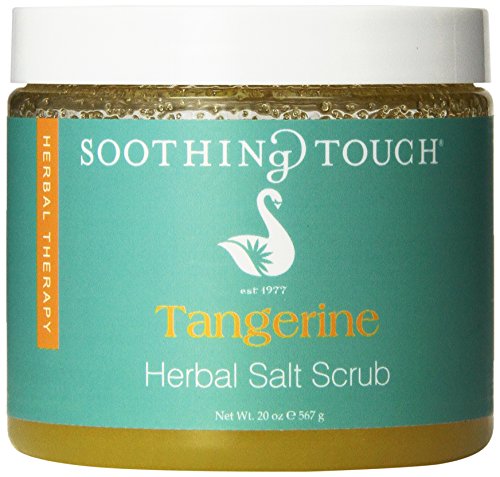 Soothing Touch Herbal Salt Scrub - Nourishing Tangerine & Vitamin E, 20oz