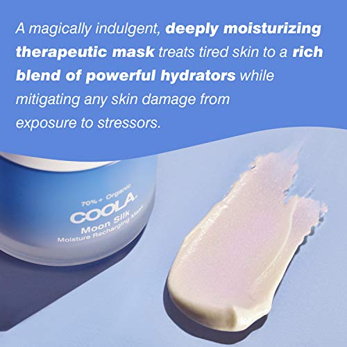 COOLA Moon Silk Face Mask - Recharges & Hydrates, Blue Light Protection, Vegan - 2 Fl Oz