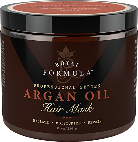 Argan Oil Hair Mask - Deep Conditioner, Repairs Dry & Color Treated Hair, 8 Oz