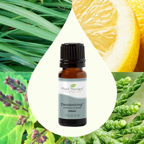 Plant Therapy Deodorizing Essential Oil Blend - Naturally Odor-Fighting, 100% Pure - 10 mL