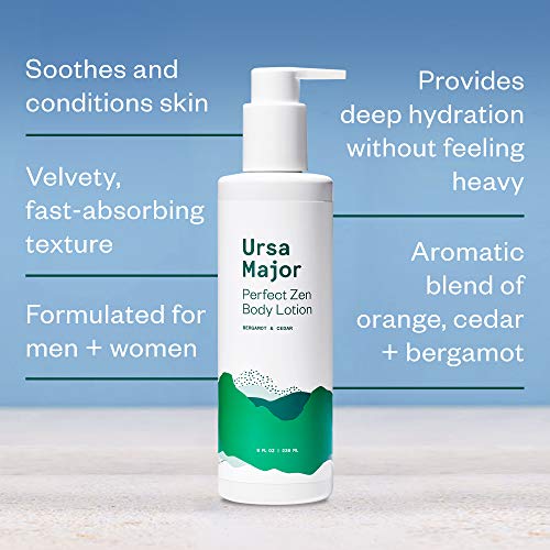 Ursa Major Body Lotion - Hydrating, Soothes Skin, Vegan & Cruelty-Free - 8oz Pump