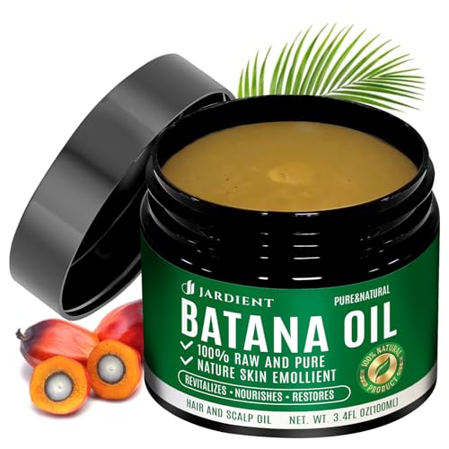 Jardient Batana Oil - Revitalizes Hair Growth, Locks in Moisture - 3.4oz Unrefined Oil