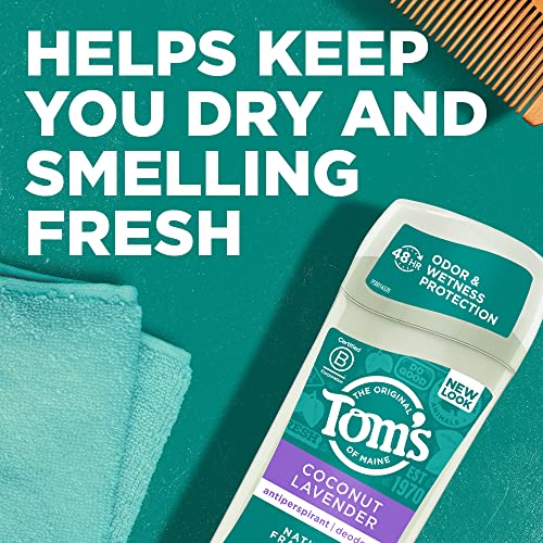 Tom's of Maine Women's Deodorant - 24-Hour Odor Protection, Coconut Lavender - 2.25 oz