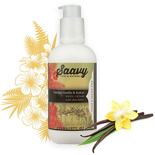 Savvy Naturals Body Cream - Nourishing All-Natural Moisturizer, Vegan & Gluten-Free - 8oz