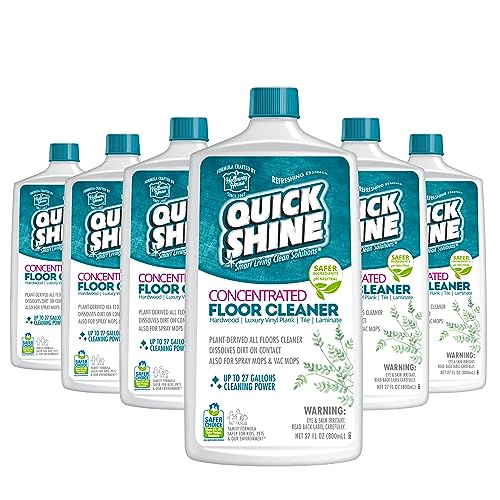 Quick Shine Multi-Surface Cleaner - Powerful Dirt Dissolving, EPA Certified - 27oz, Makes 27 Gallons