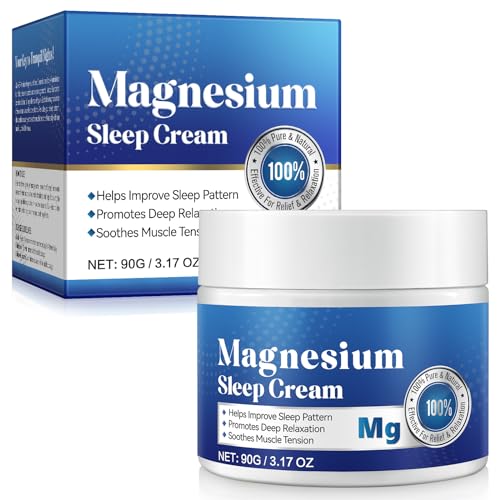 Purvigor Magnesium Cream - Enhances Sleep Quality, Natural Ingredients for Deep Absorption - 4oz