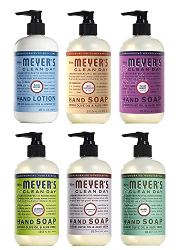 Mrs. Meyer's Hand Soap Refill - Nourishing Scents, Cruelty-Free & Paraben-Free - 6 Count, 12.5 oz