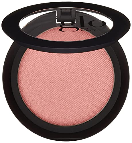 Glo Skin Beauty Blush - High-Pigment Mineral Makeup for a Natural Glow, Shimmery Rose Bronze - 6g