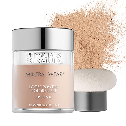 Physicians Formula Mineral Face Powder - Talc-Free, Hypoallergenic, Dermatologist Tested - 0.3oz