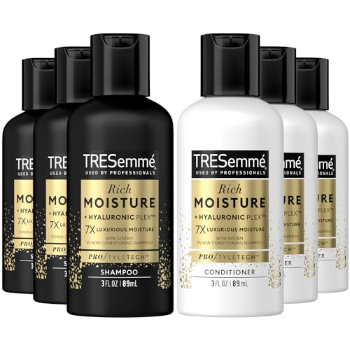 TRESemmé Shampoo & Conditioner Set - Deeply Hydrating, Nourishing Formula - Travel Size 3oz Each