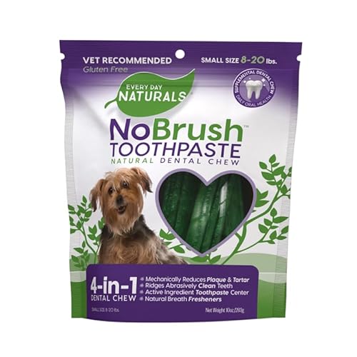 Every Day Naturals Dog Dental Chew - Reduces Plaque, Freshens Breath, 10oz for Small Breeds