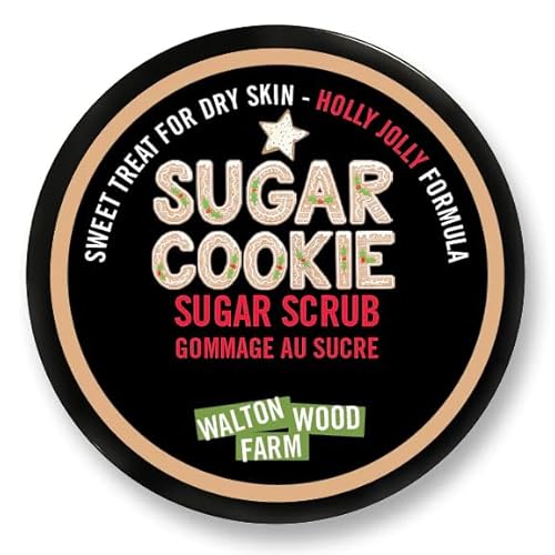 Walton Wood Farm Body Scrub - Sugar Cookie Scent, Vegetarian-Friendly, 8oz