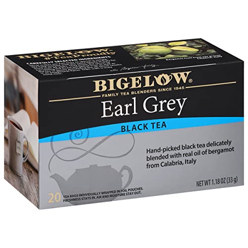 Bigelow Tea Earl Grey - Bold Flavor with Bergamot, Gluten-Free, 120 Individually Wrapped Bags