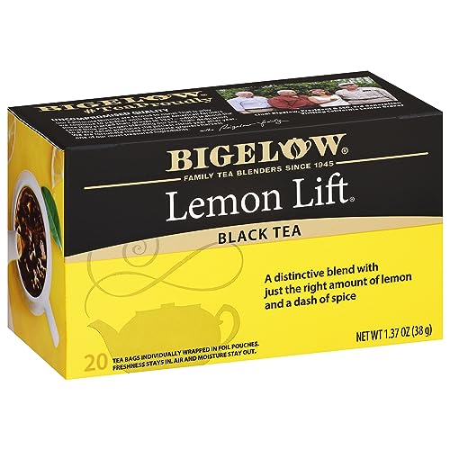 Bigelow Tea Lemon Lift Black Tea - Caffeinated with Lemon & Spice, Gluten-Free - 120 Bags