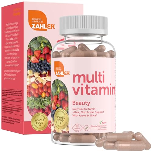 Zahler Multivitamin Beauty - Supports Skin, Hair & Nails, Vegan, Non-GMO - 60 Capsules