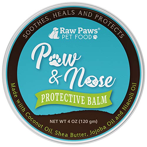 Raw Paws Paw Balm for Dogs & Cats - Moisturizes & Protects Paws, Natural Ingredients - 4oz