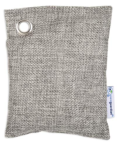 PureGuardian Bamboo Charcoal Air Purifying Bag - Naturally Absorbs Odors & Moisture - 100g Gray