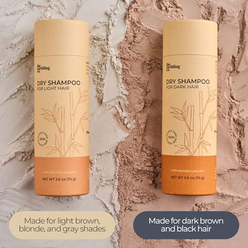 The Earthling Co. Dry Shampoo - Volumizing Powder for Oily Hair, Natural Ingredients - 2.6oz