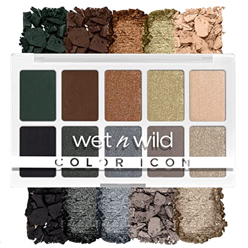 wet n wild Color Icon Eyeshadow Palette - Long-Lasting, Blendable, Cruelty-Free - 10 Shades