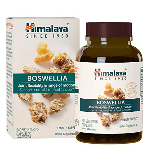 Himalaya Boswellia Herbal Supplement - Supports Joint Mobility, 250mg, 240 Vegetarian Capsules