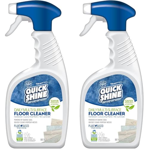 Quick Shine Multi-Surface Cleaner - Plant-Based Dirt Dissolver, Streak-Free - 24oz