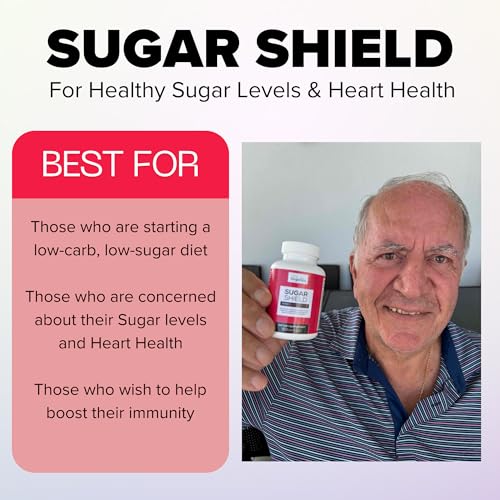 Vita Organics Sugar Shield - Advanced Support for Healthy Glucose & Heart - 60 Veggie Capsules