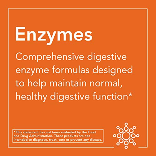 NOW Foods Digestive Enzymes Supplement - Supports Nutrient Absorption, Vegan - 120 Capsules