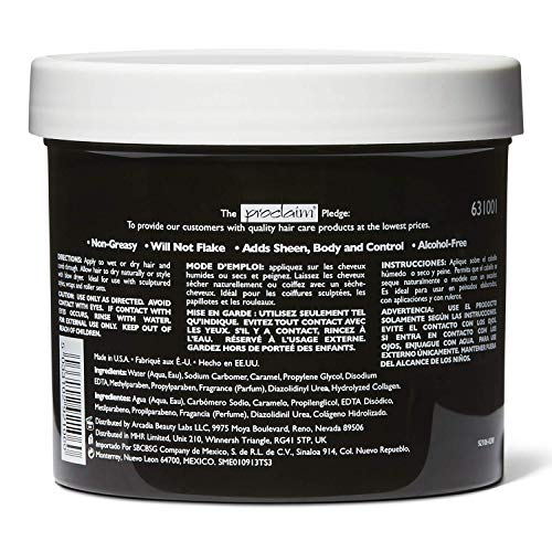 Proclaim Protein Styling Gel - Maximum Hold, Protects Dry Hair, Oil-Free, Alcohol-Free - 16oz