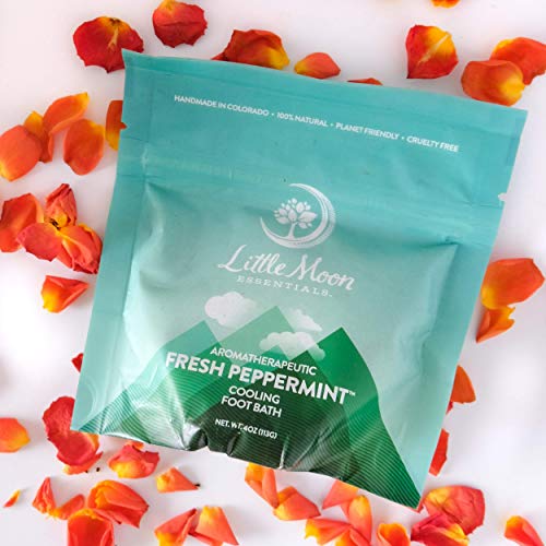 Little Moon Essentials Cooling Foot Soak - Refreshing Peppermint, Vegan & Cruelty-Free - 13.5oz