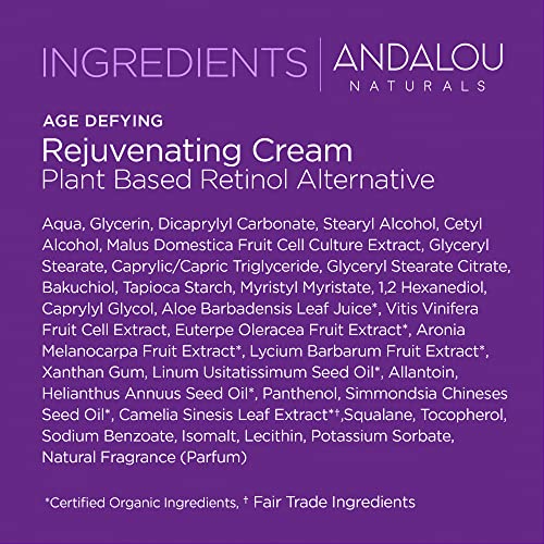 Andalou Naturals Moisturizer - Boosts Vitality, Reduces Lines, Non-GMO Ingredients - 1oz