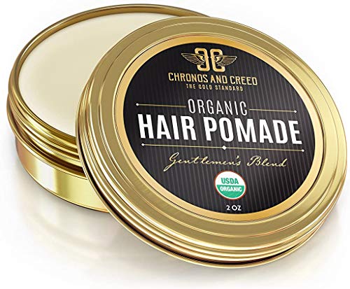 CRIUS COSMETICS Hair Pomade for Men - Organic Hold & Scalp Care, Vegan Ingredients - 2 Fl Oz