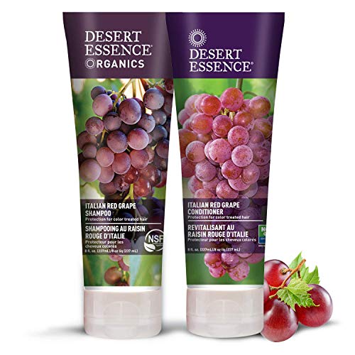 Desert Essence Shampoo & Conditioner Set - Nourishes, Protects Color-Treated Hair - 8 Fl Oz