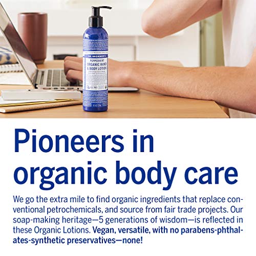 Dr. Bronner's Body Lotion - Nourishing Moisturizer with Organic Oils, Vegan & Non-GMO - 8oz