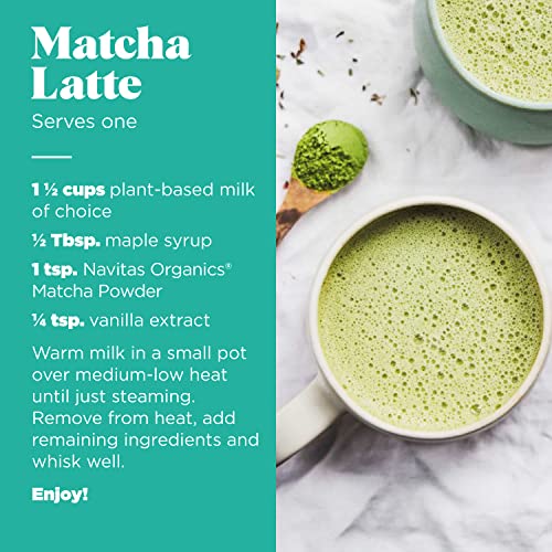 Navitas Organics Matcha Powder - Culinary Grade, Antioxidant-Rich, Organic - 3 oz, 85 Servings