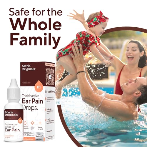 Marie Originals Ear Wax Removal Kit - Herbal Relief for Swimmer's Ear & Earaches - 14mL