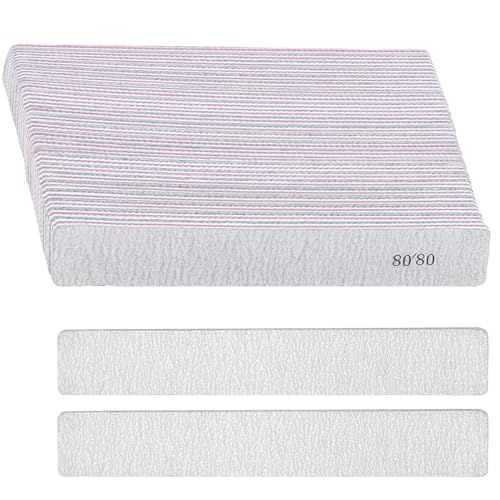 21 Pcs Nail Files - Professional Quality, Washable & Reusable for Natural & Acrylic Nails