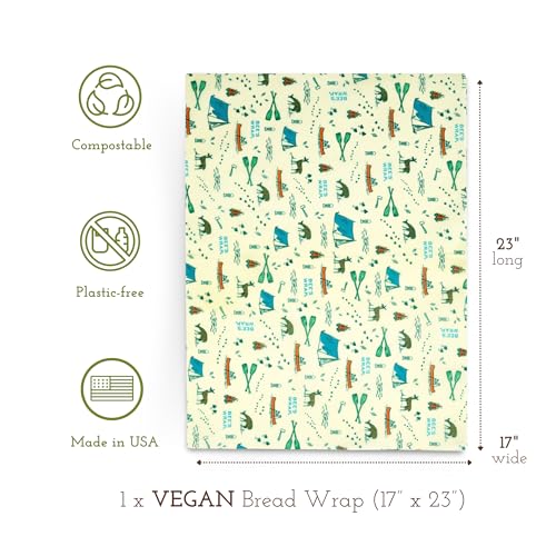 Bee's Wrap Reusable Beeswax Food Wrap & Fire Starters - Keep Food Fresh, Compostable - 3 Pack