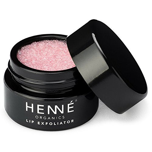 Henné Organics Lip Scrub - Nourishing Exfoliation, USDA Organic & Cruelty-Free - Rose Diamonds