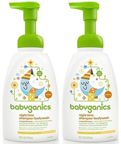 Babyganics Kids Shampoo & Body Wash - Calming Orange Blossom, Pediatrician Tested - 16oz, 2 Pack