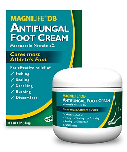 MagniLife Antifungal Foot Cream - Soothing Relief for Itching & Cracking, Natural Ingredients - 4 oz