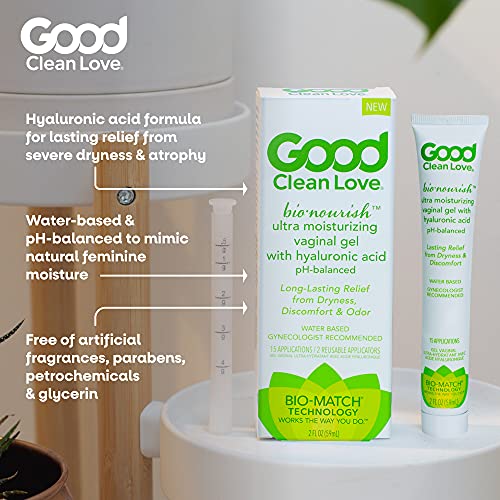 Good Clean Love Vaginal Moisturizer - Immediate Hydration, pH-Balanced, 2 Oz