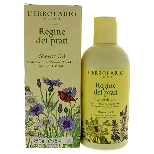 L'Erbolario Queen of the Meadows Body Wash - Moisturizing, Calming Aroma - 8.4 oz