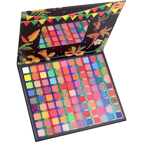 BONNIE CHOICE Eyeshadow Palette - 99 Vibrant Shades, Waterproof, Vegan & Cruelty-Free - 30g