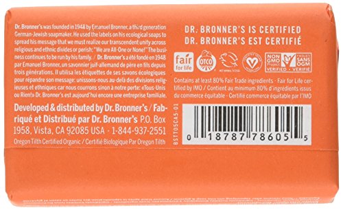 Dr. Bronner's Pure-Castile Body Soap - Antiseptic Tea Tree Oil, Gentle Cleanser - 5 oz