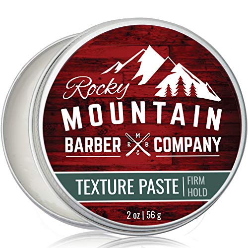 Rocky Mountain Barber Company Hair Paste - Pliable Hold, Neutral Scent, Easy Wash Out - 2 oz